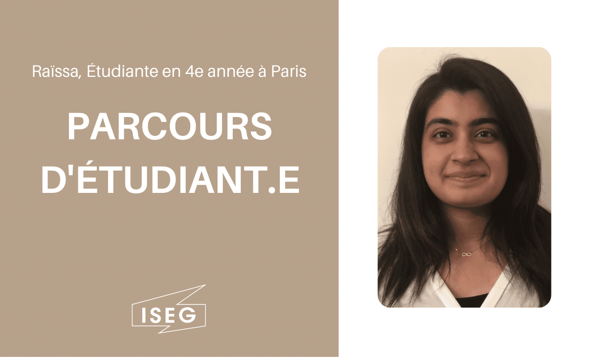 Parcours d’étudiant.e : Pauline, en 3e année à l’ISEG Paris
