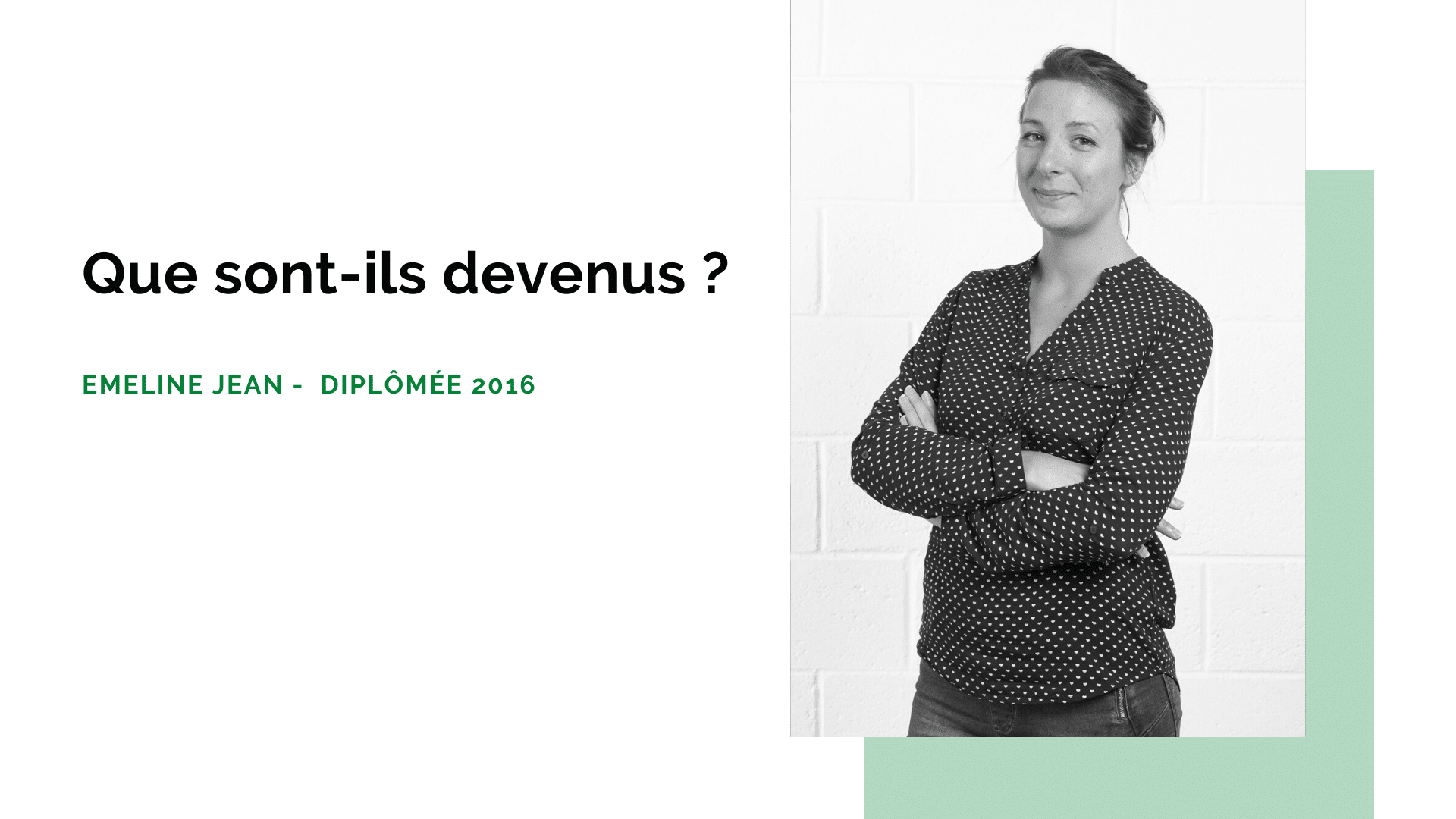 Portrait d’ancien : Emeline Jean, diplômée promo 2016 – ISEG Paris