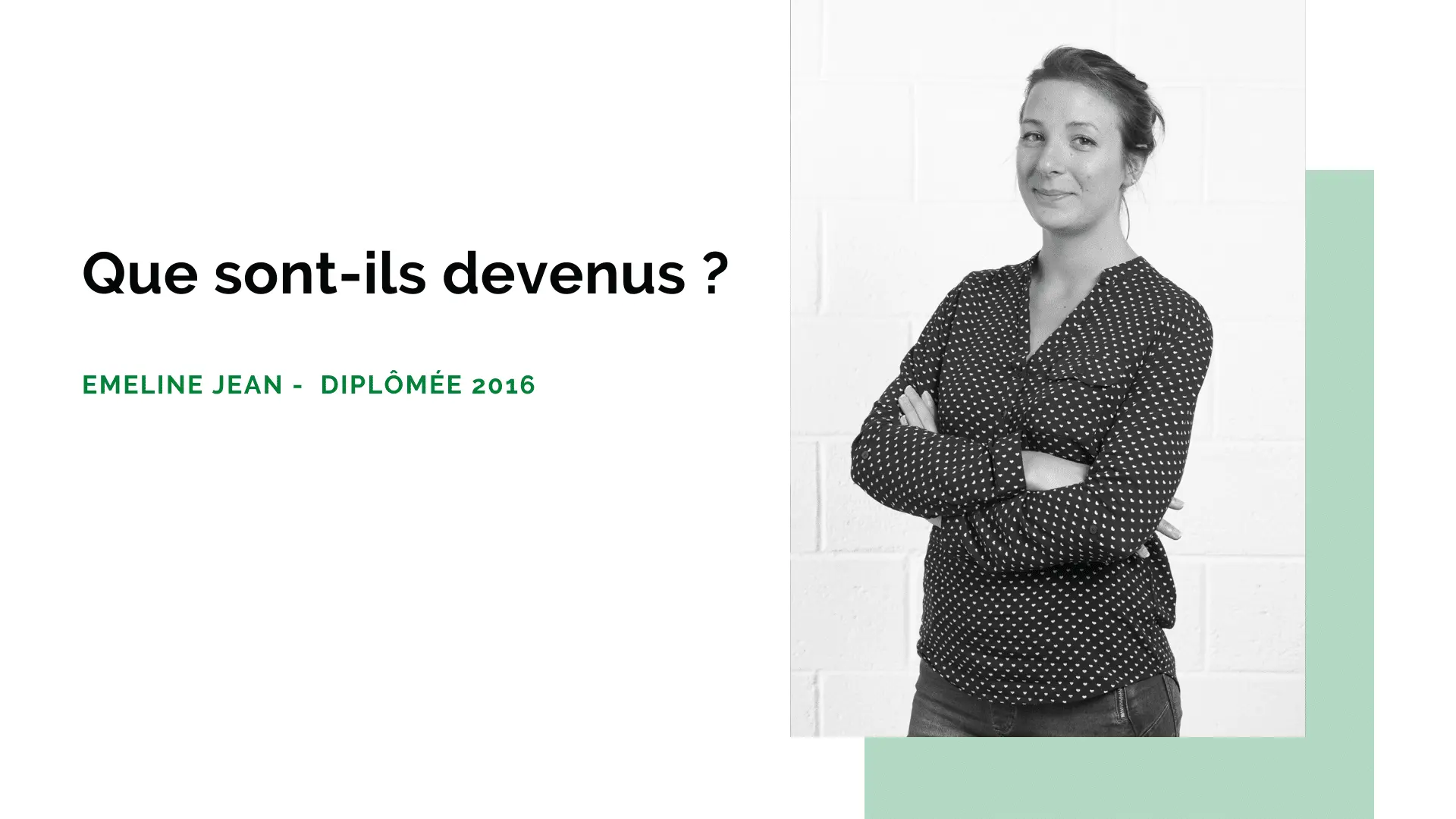Portrait d&rsquo;ancien : Emeline Jean, diplômée promo 2016 – ISEG Paris
