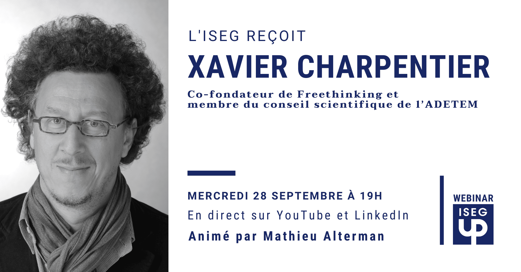 Les Webinars ISEG UP reviennent pour une saison de plus !