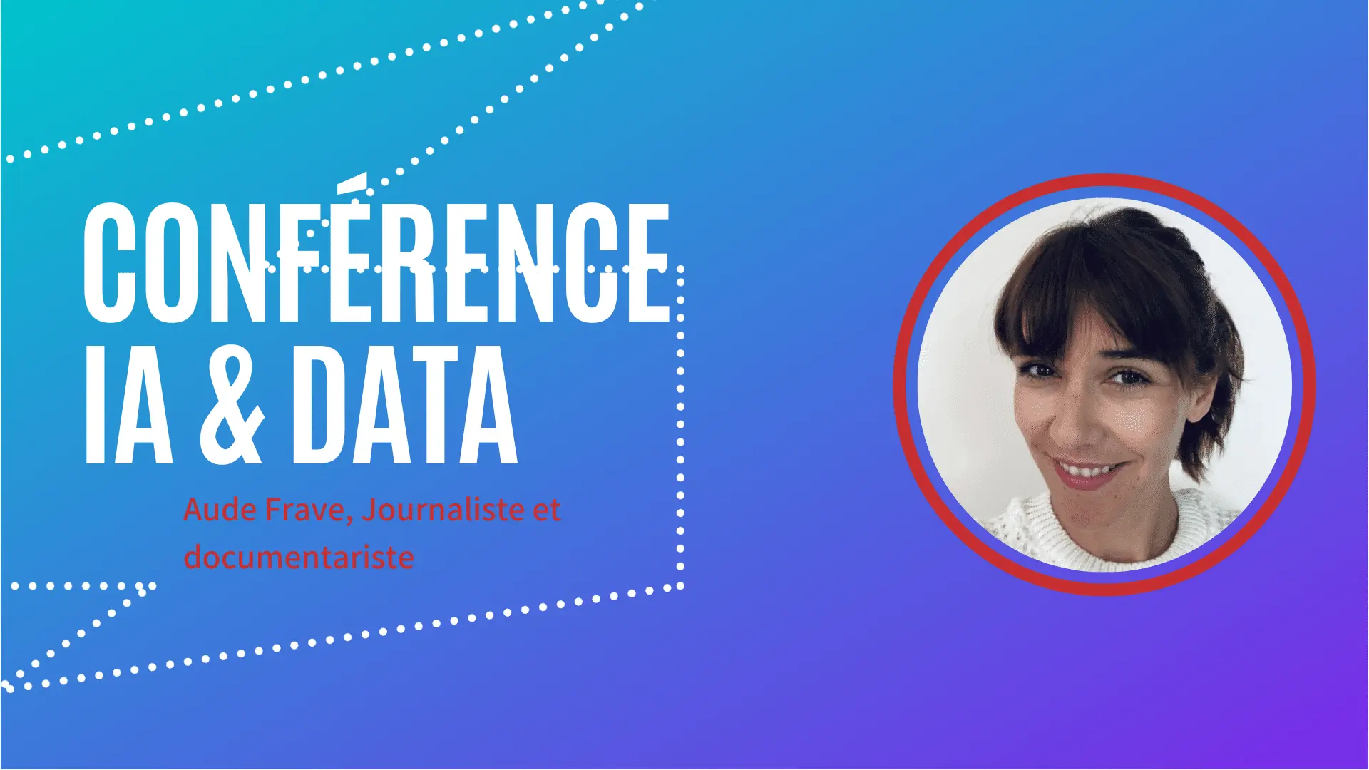 Aude Favre en conférence à l’ISEG, pour la Semaine IA & Data