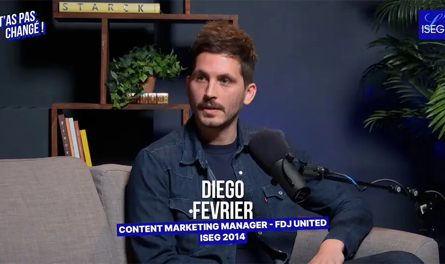 De l’ISEG à FDJ United&nbsp;: le parcours de Diego Février, aujourd&rsquo;hui Content Marketing Manager