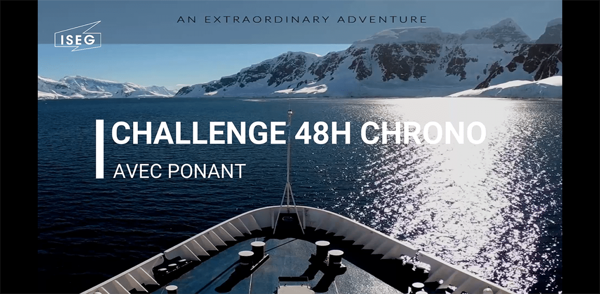 Challenge 48h Chrono avec Ponant : retour en vidéo avec nos finalistes !