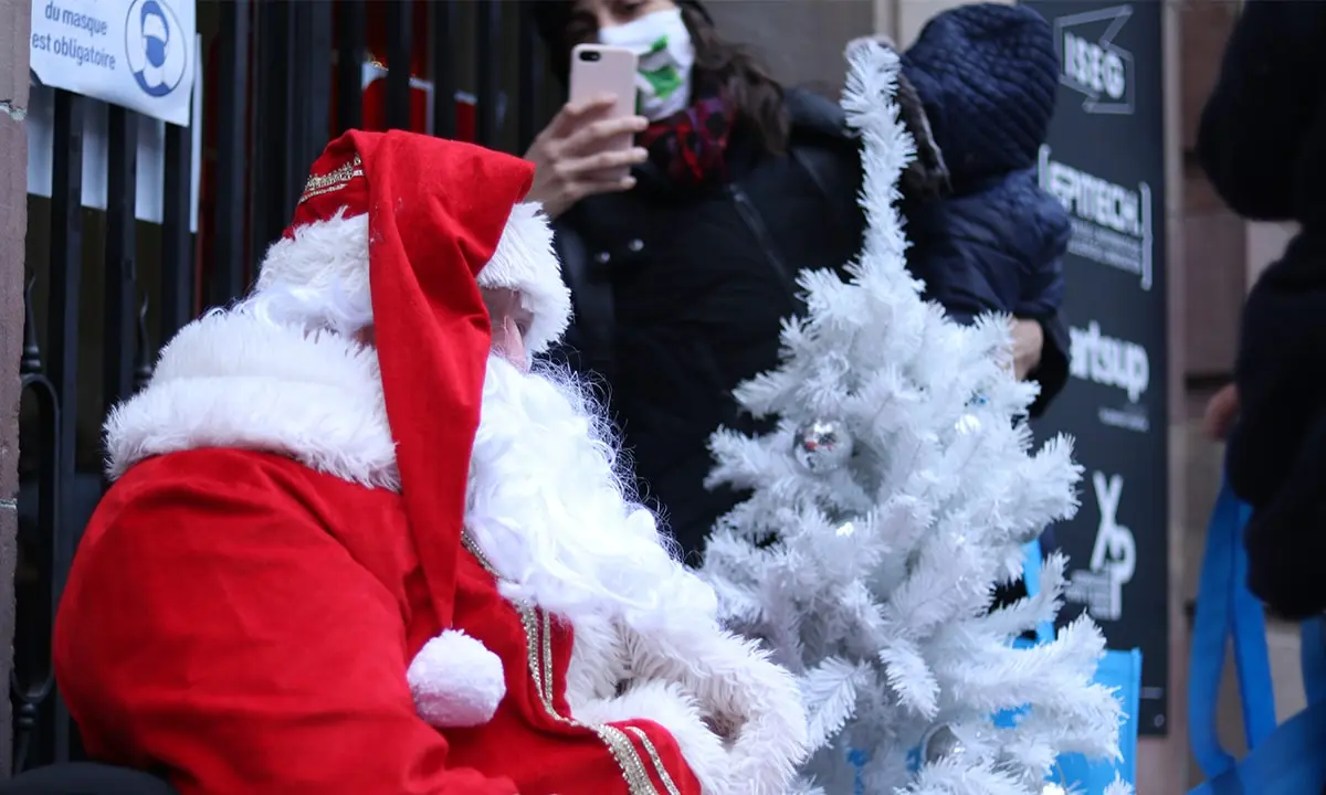 Le Père Noël est bien arrivé à l&rsquo;ISEG Strasbourg !