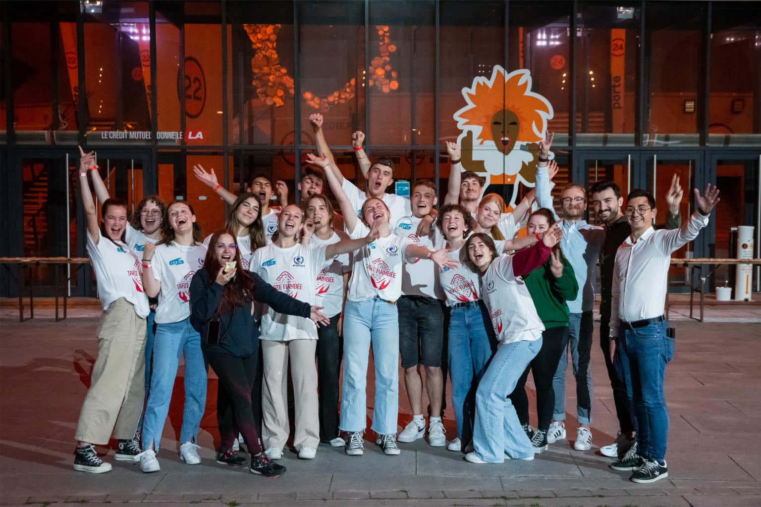 Record de la plus longue tarte flambée du monde à l&rsquo;ISEG Strasbourg !