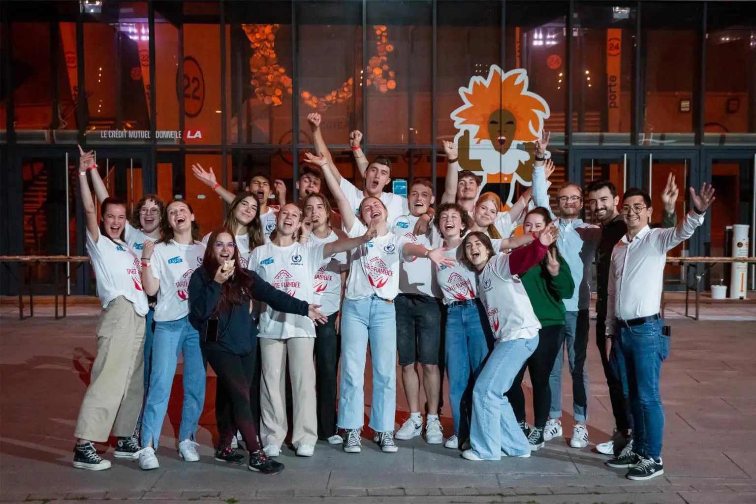 Record de la plus longue tarte flambée du monde à l&rsquo;ISEG Strasbourg !