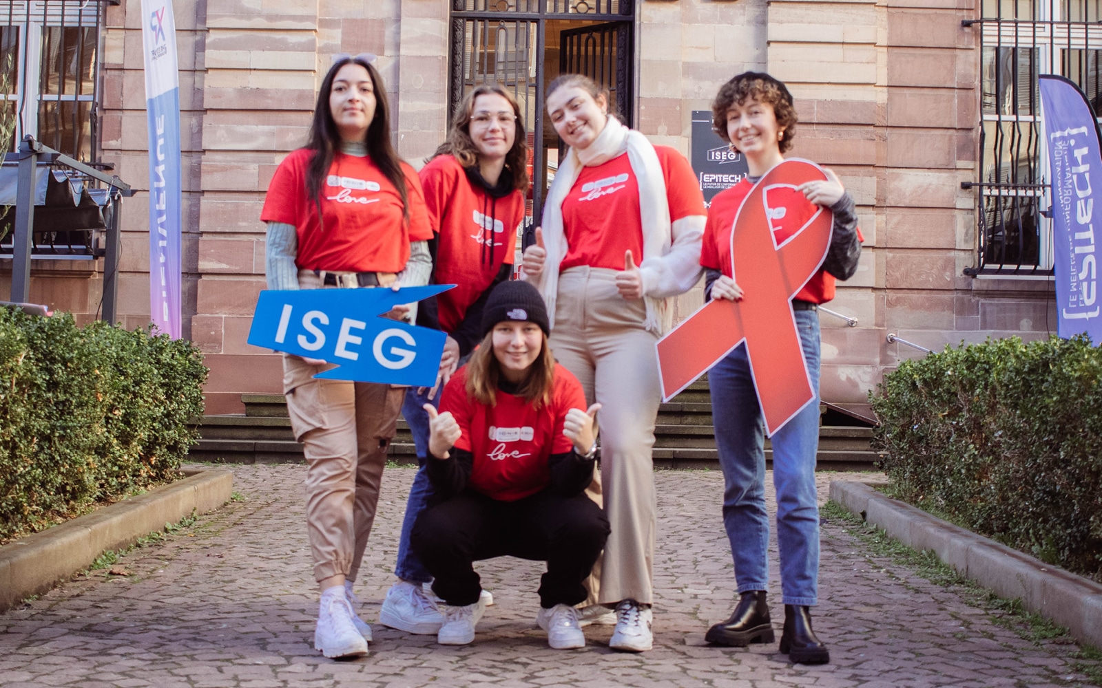 Le campus de Strasbourg réunit 1750€ contre le sida